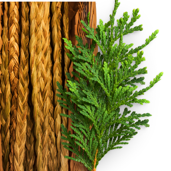 Sweetgrass & Cedar Candle - IndigenouslyInfused